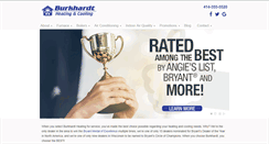 Desktop Screenshot of burkhardtheating.com